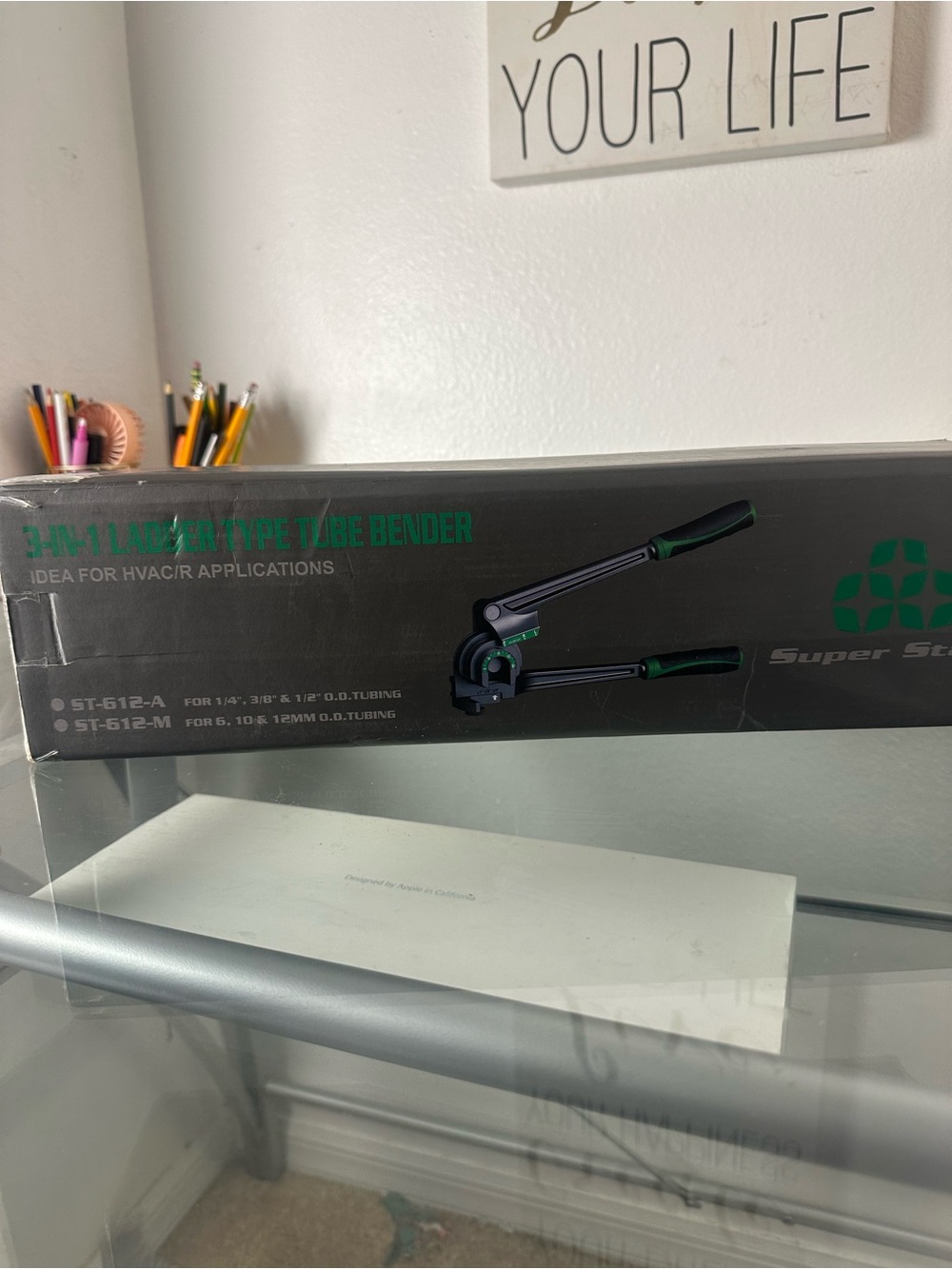 Green & Black 3-in-1 Lever Tube Bender -